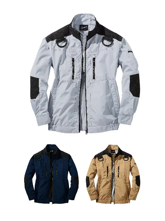 Jawin】 FS54080Z 空調服(R)長袖ブルゾン＋スターターキット 25V超大